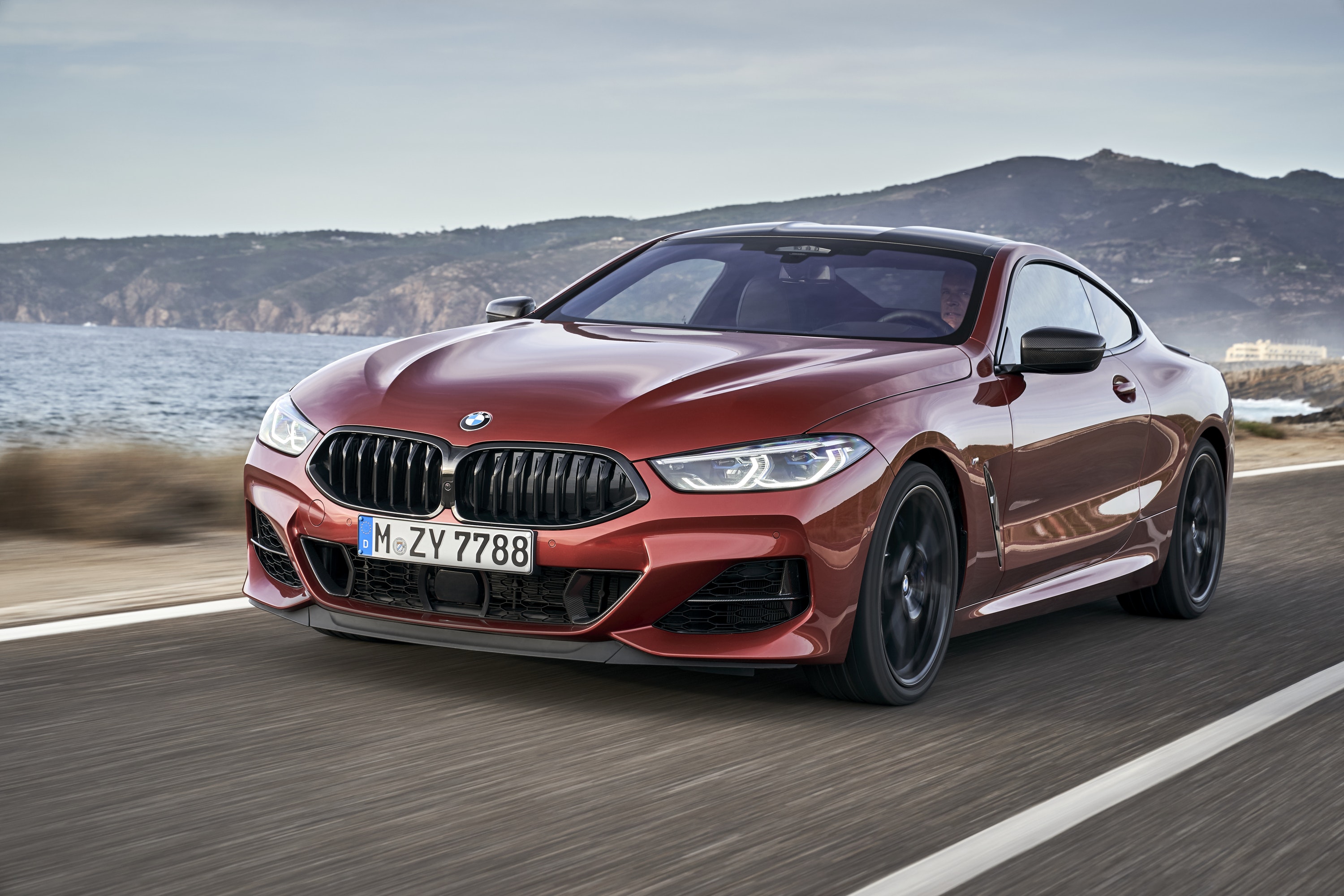 front close up view of BMW 8 Series